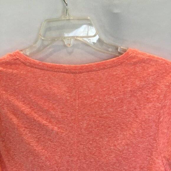 Duluth Trading Co Tee Short Sleeve Pullover Crew Neck Orange Women's Size Small - Picture 3 of 7